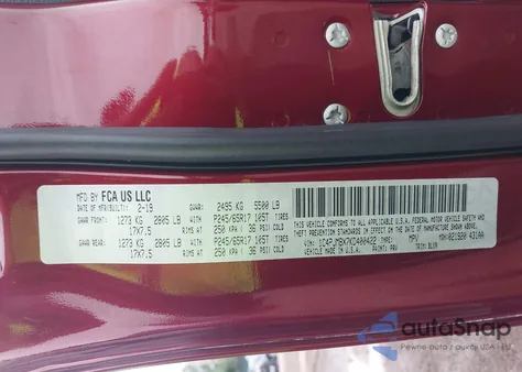 2019 Jeep Cherokee Trailhawk Elite 4X4 from USA, damaged, VIN 1C4PJMBX7KD400422